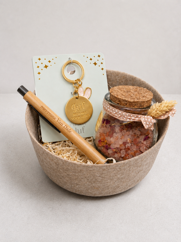 Gepersonaliseerde cadeauset einde schooljaar