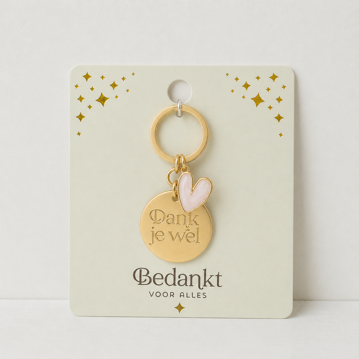 sleutelhanger bedankt