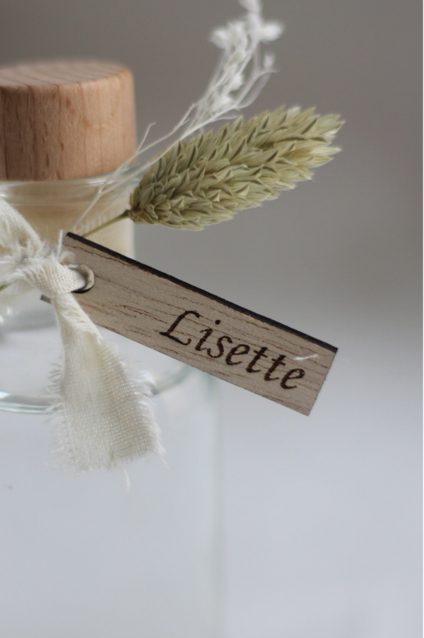 houten labels - 10 stuks