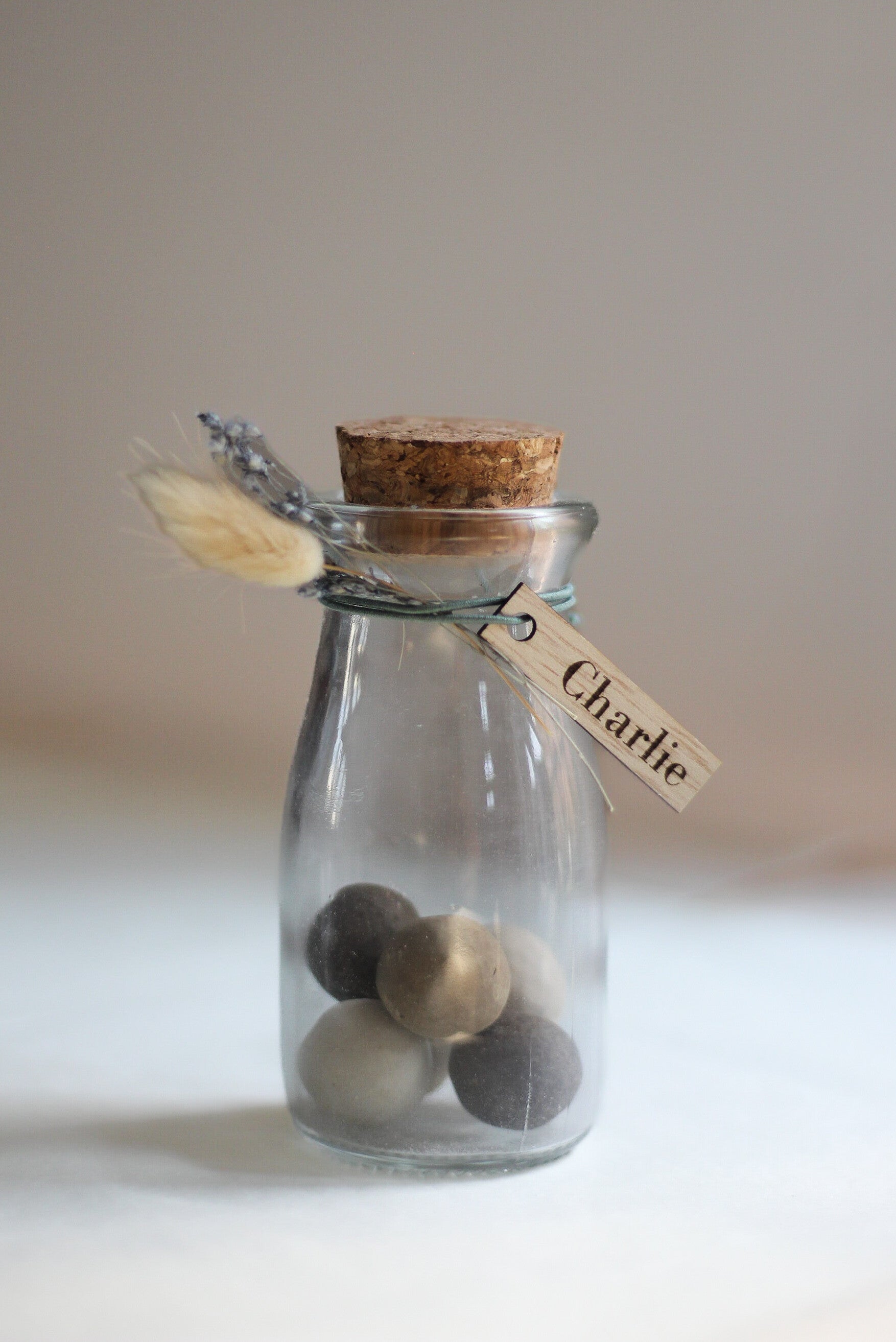 flesje met kurkstop (groot)