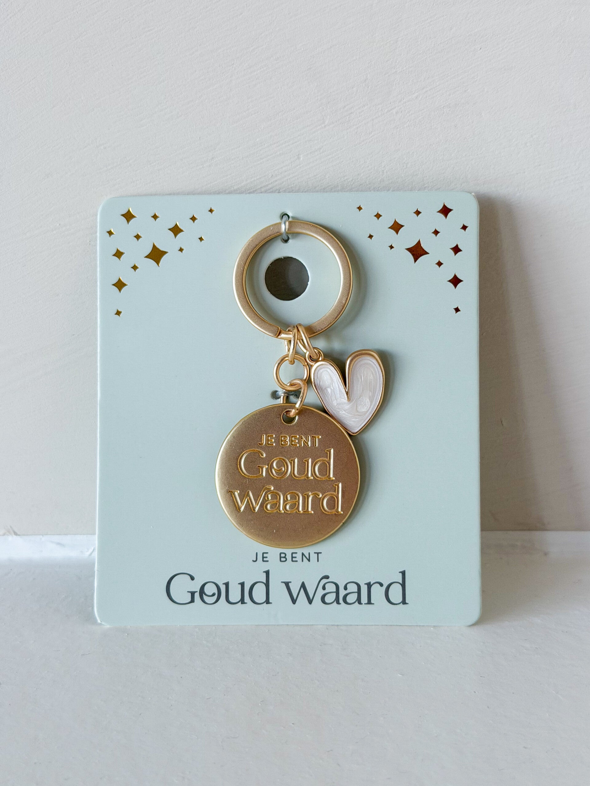 sleutelhanger je bent goud waard