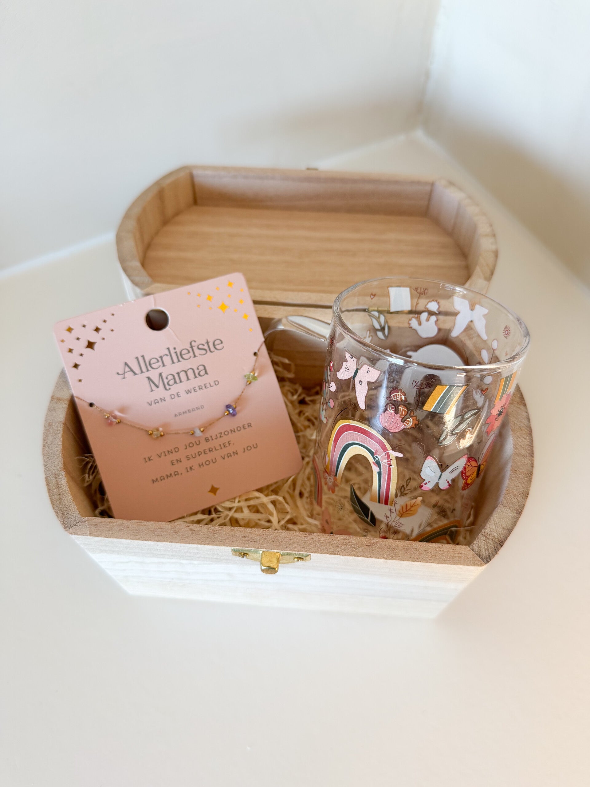 Gepersonaliseerde cadeauset mok & armband