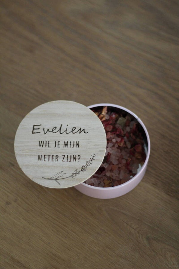 Meterdoosje met badzout