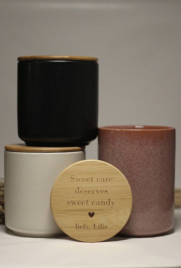 gepersonaliseerde voorraadpot - gekleurd