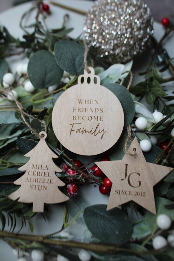 kersthangers in drie vormen