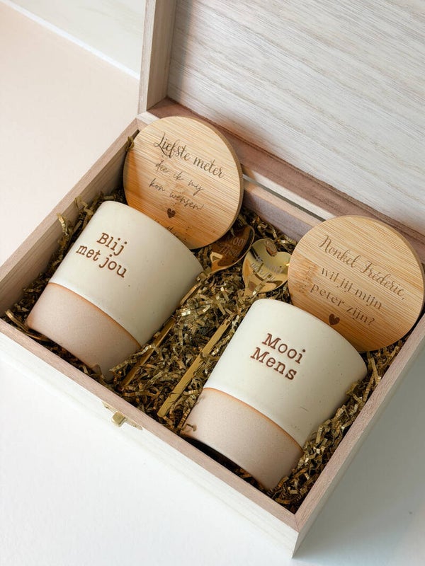 Luxe Cadeauset mok voor 2