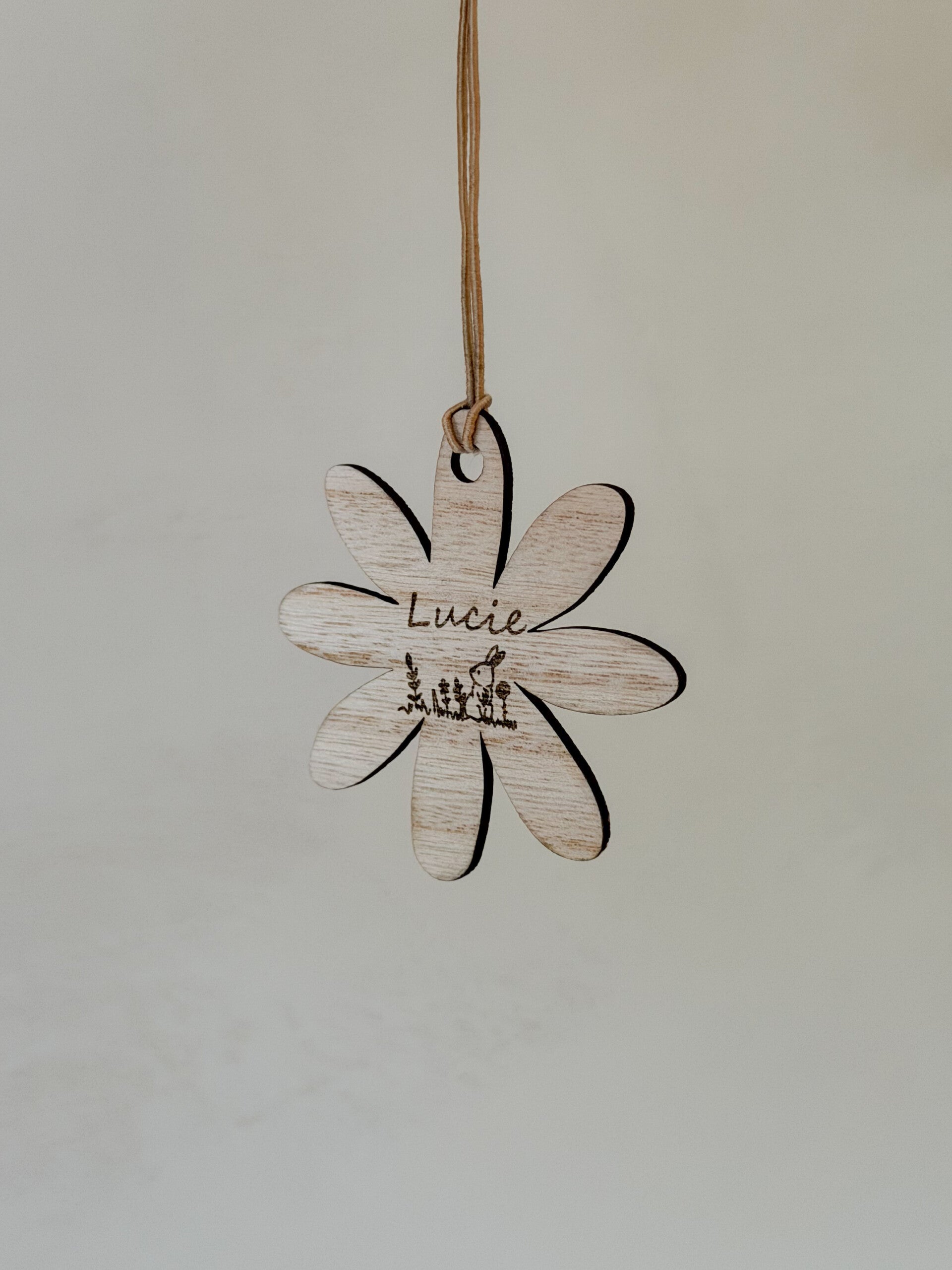 gepersonaliseerde paashanger - bloem