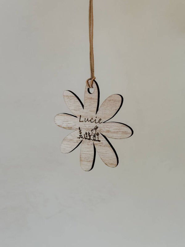 gepersonaliseerde paashanger - bloem