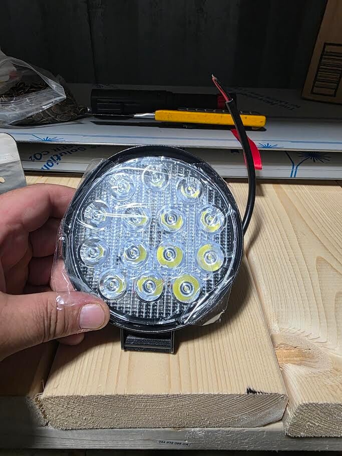 Round work light