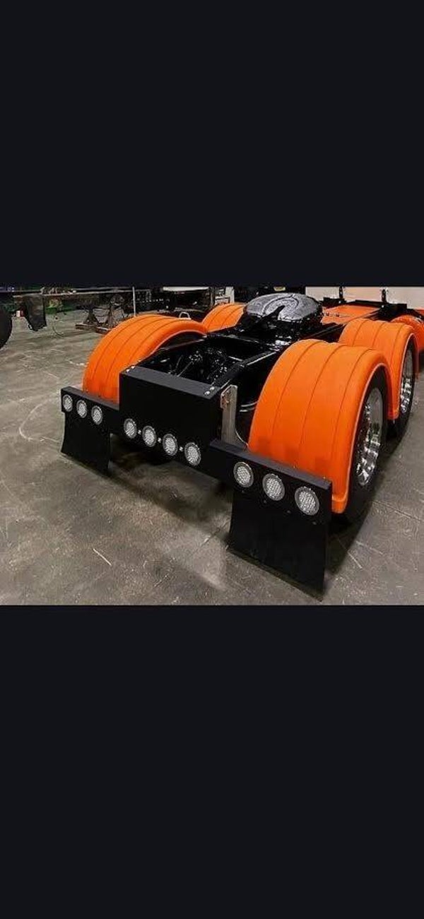 Steel Rear Bumper Powder Coated