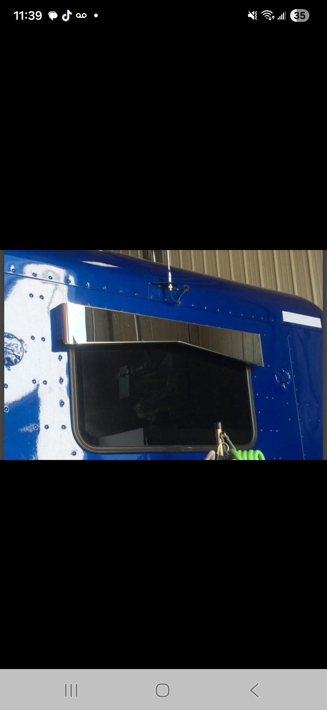 Peterbuilt Sleeper Visor