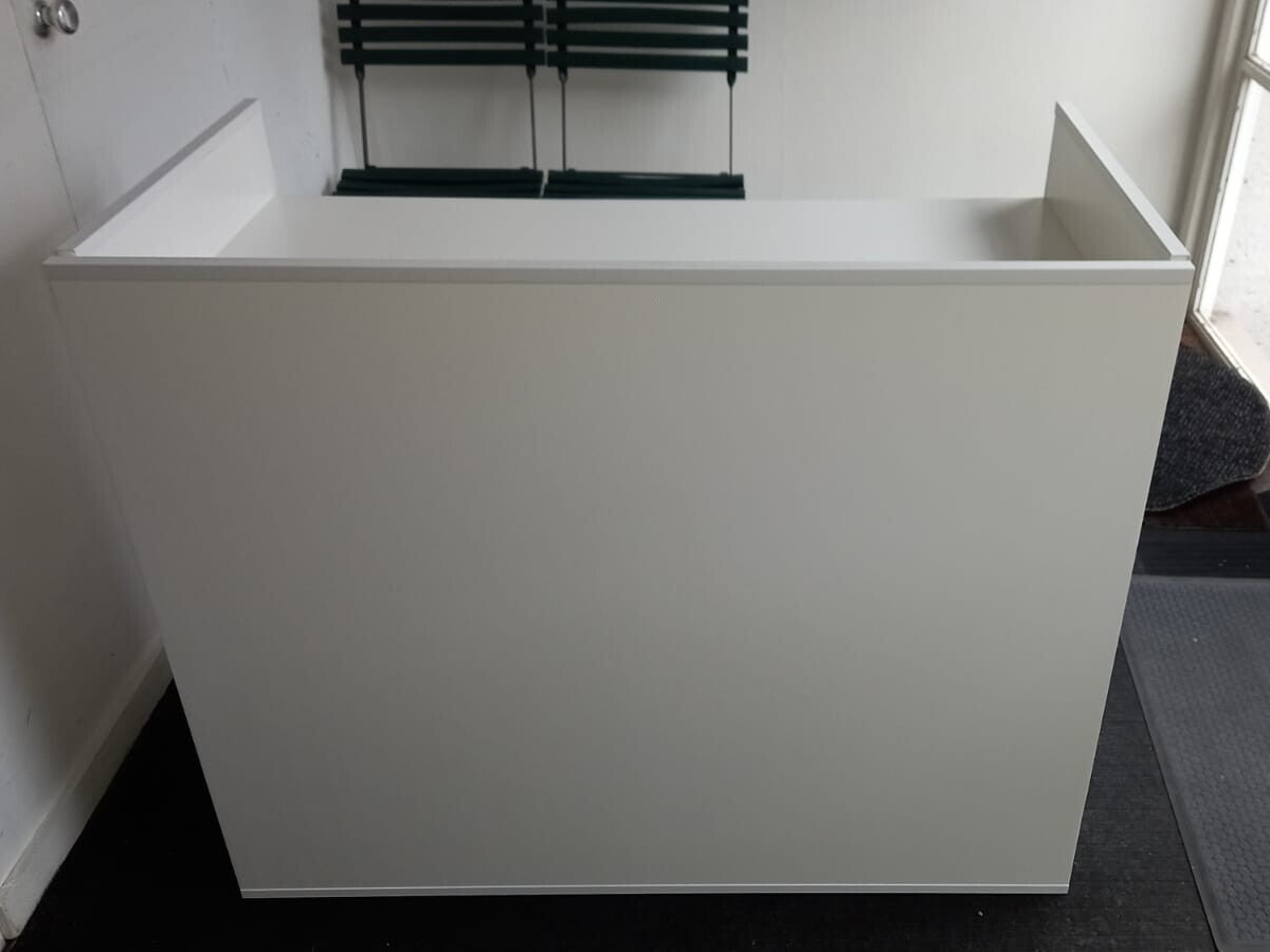 Dj Booth Meubel Wit vooraanzicht