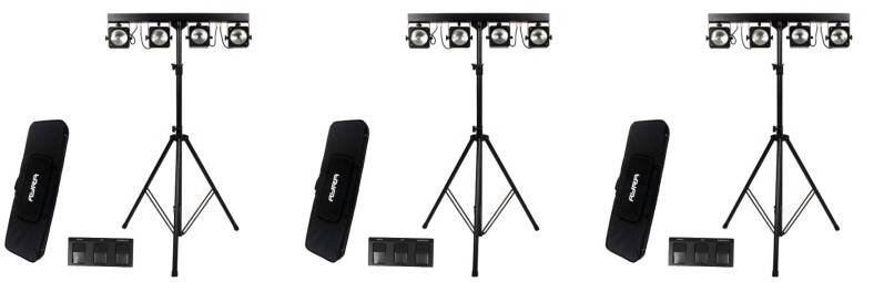Lichtset 6 3 x COB Foubar