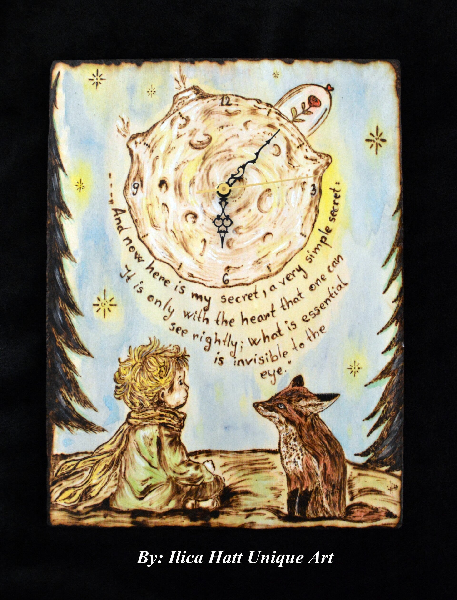 The little Prince - Wand Uhr