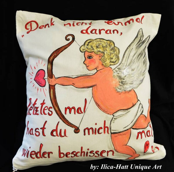 Kissen --- Lustige Cupidon