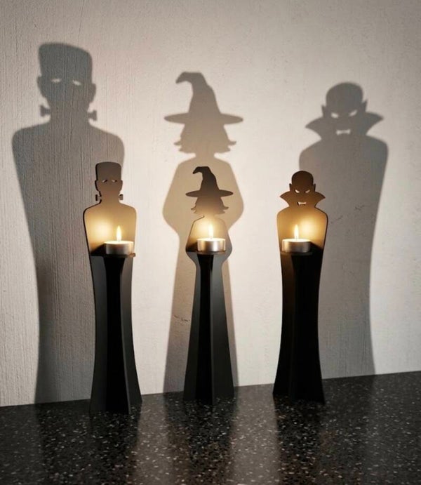 Halloween Silhouet Theelichthouders