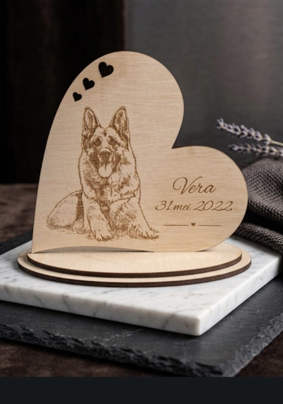 Honden hart met foto van je viervoeter