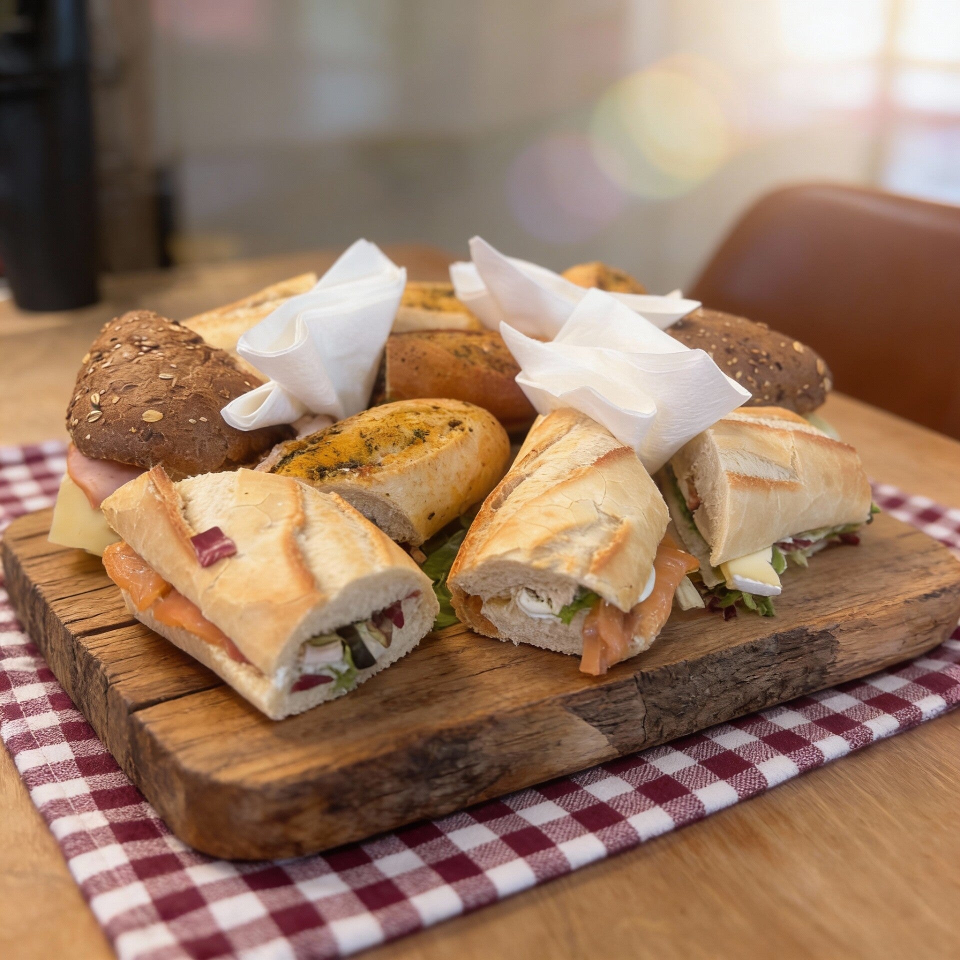 Schaal met Broodjes Luxe