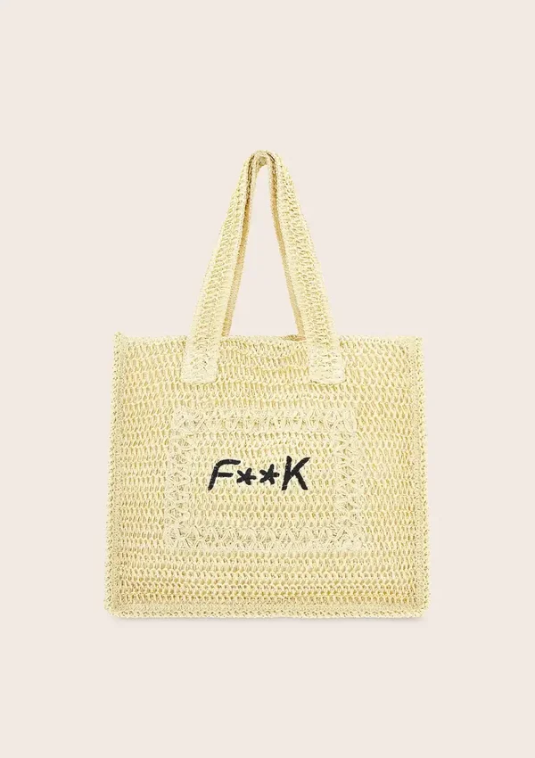 Summer Bag F**K Beige