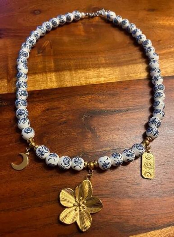 Collier Upcyclé - Flory