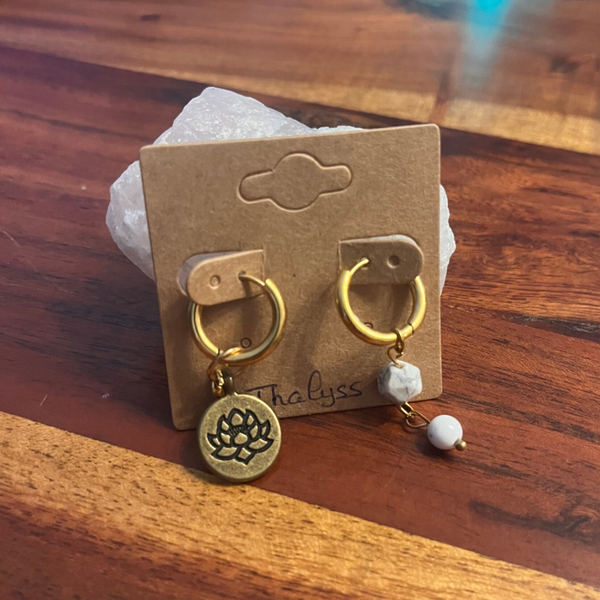 Boucles d'oreilles doré - Thalyss