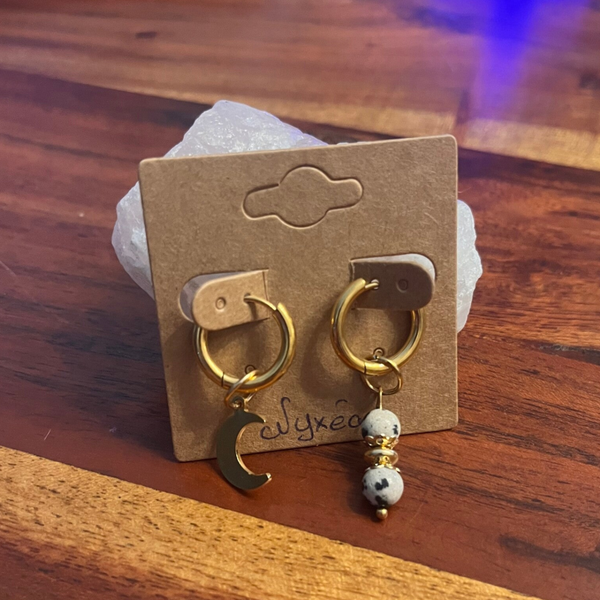 Boucles d'oreilles doré - Nyxéa