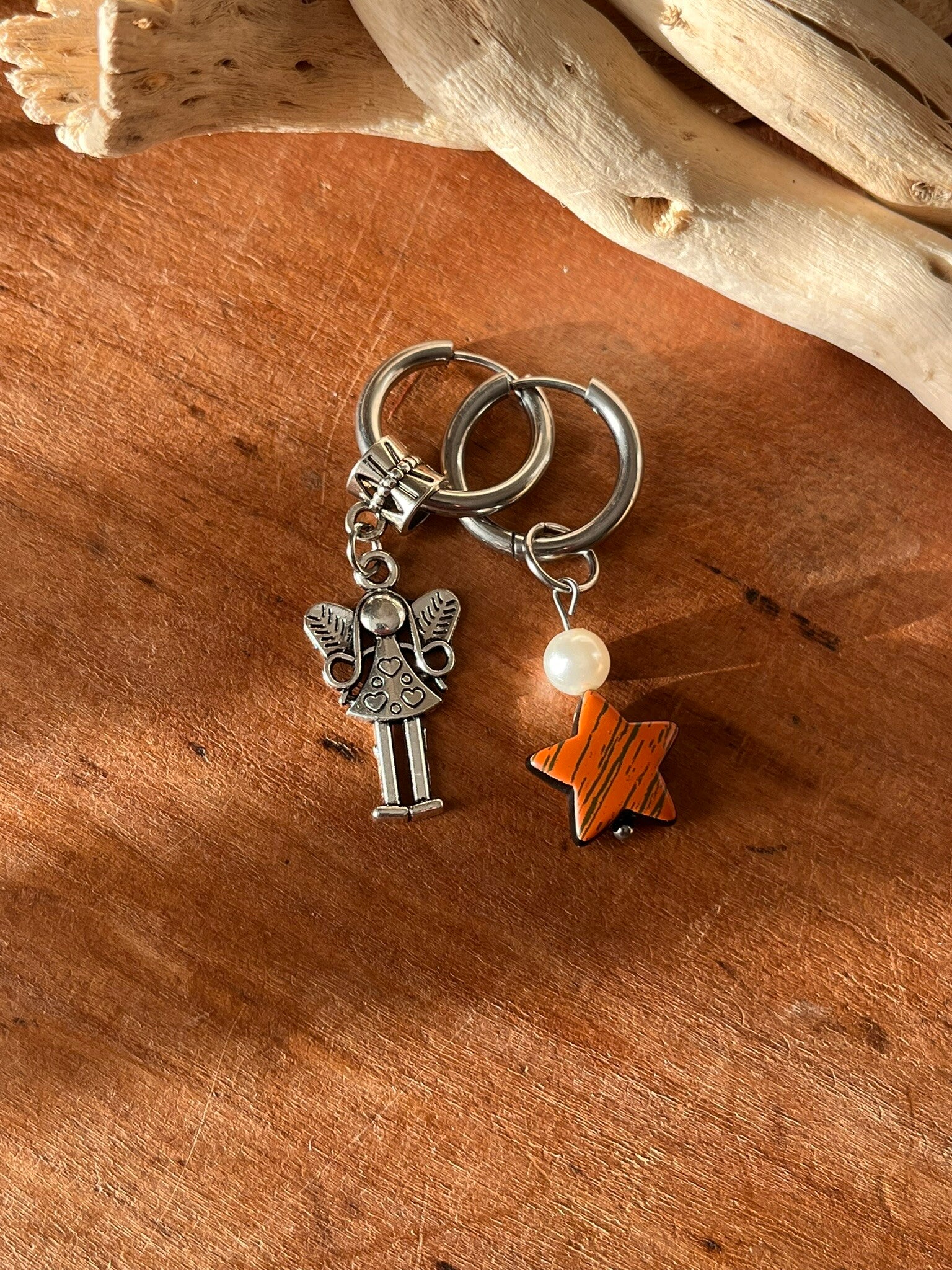 Boucles d'oreilles Upcyclé - Nébula Etoilé