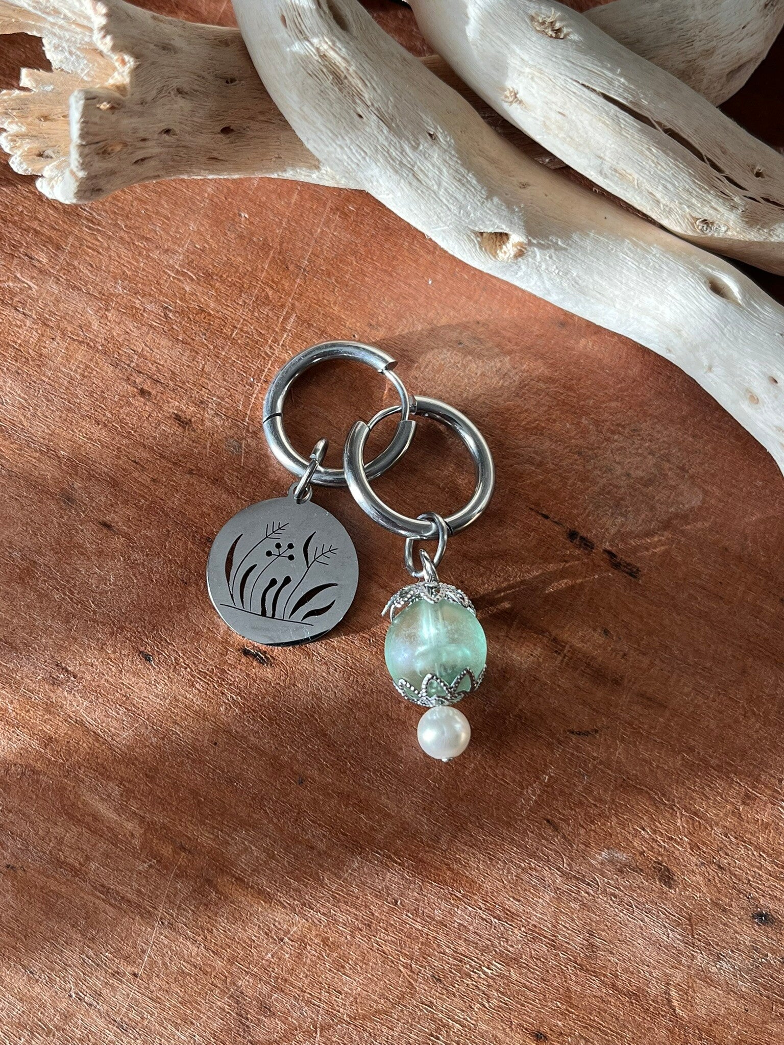 Boucles d'oreilles Upcyclé - Nébula