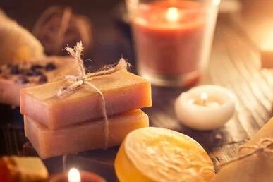 Scented Candles and soaps