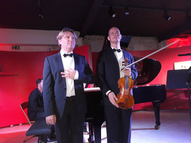 Festi-classique : Hervé N'kaoua pianiste et Stépahne Rougier violon