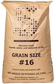 silica sand 16 50lbs
