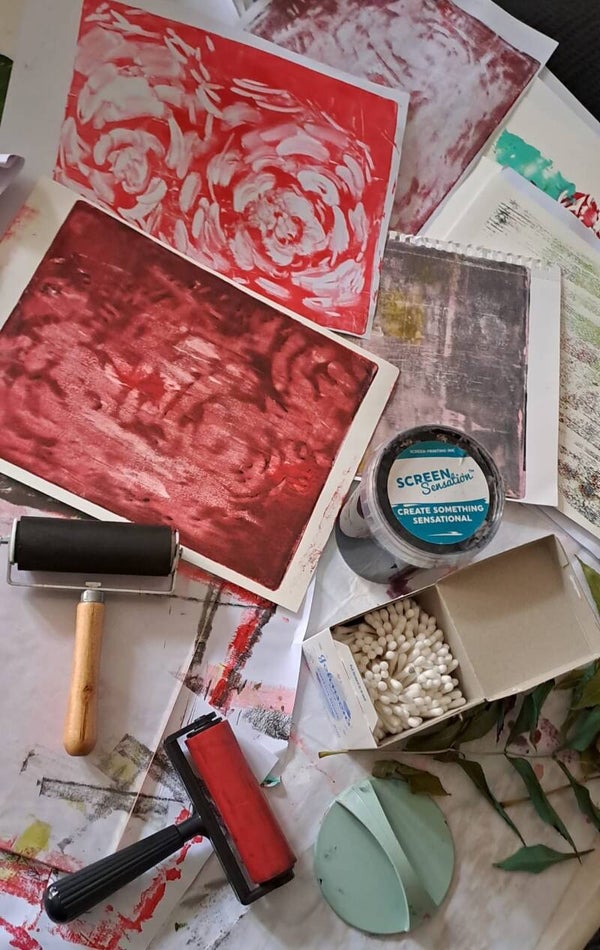 Creative Connections Weekly Gelli Plate Printing Workshop - Tuesday 10th November 2026 (9.00am-11.00am)