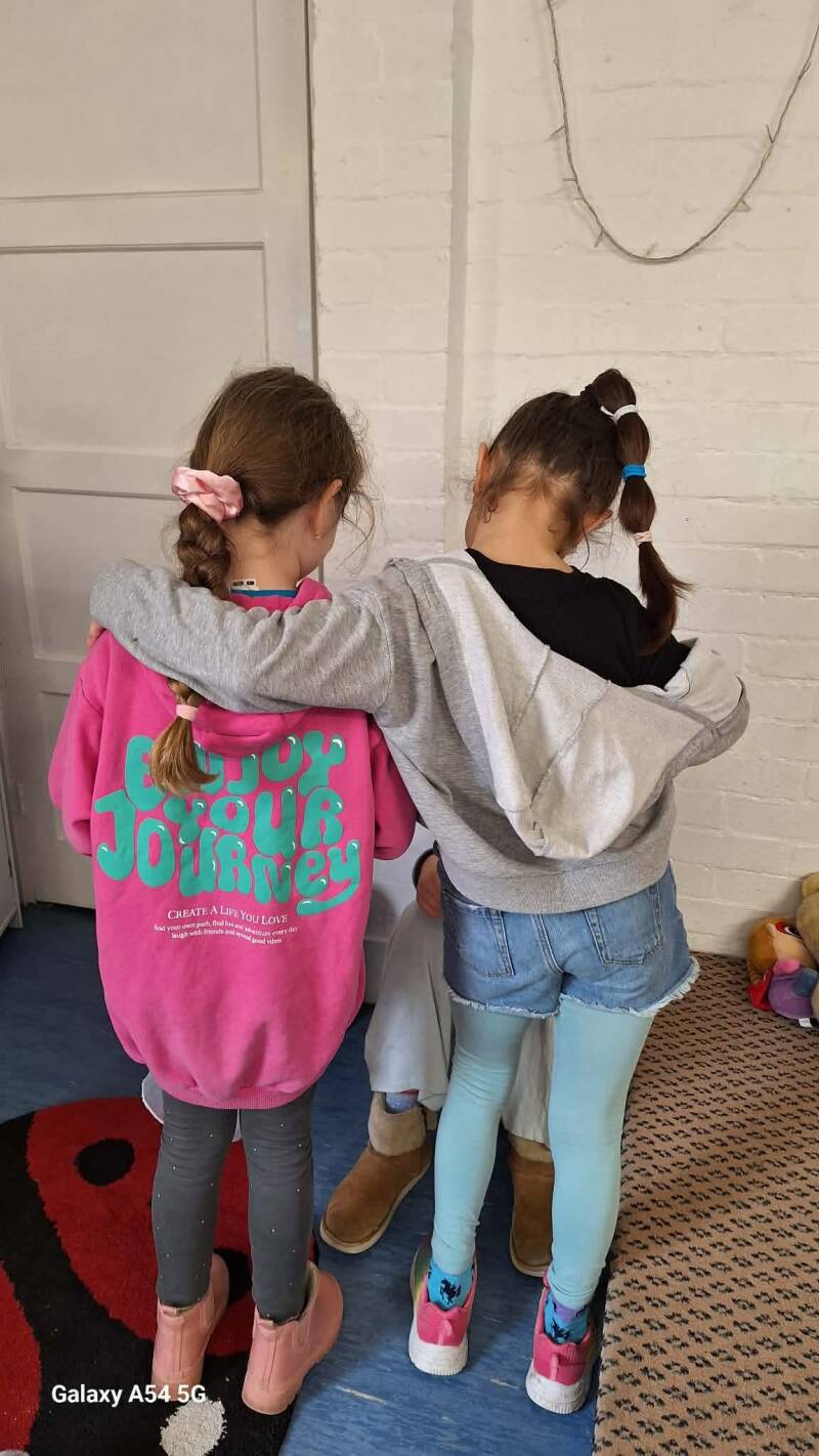 Friendships forming at Doodlebugs Arts & Crafts Holiday Club