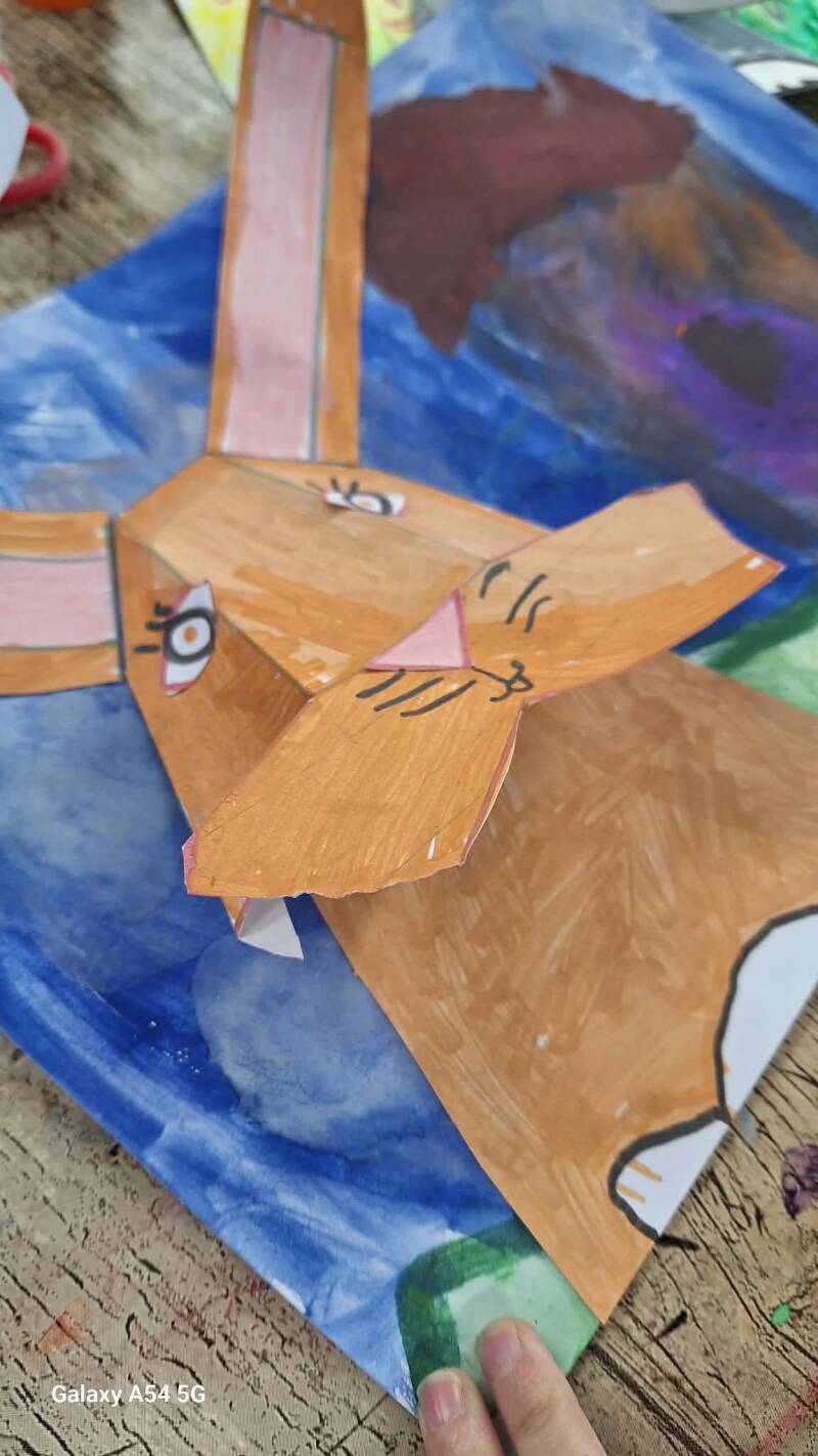Example of a 3D Art Project at Doodlebugs Easter Holiday Camp