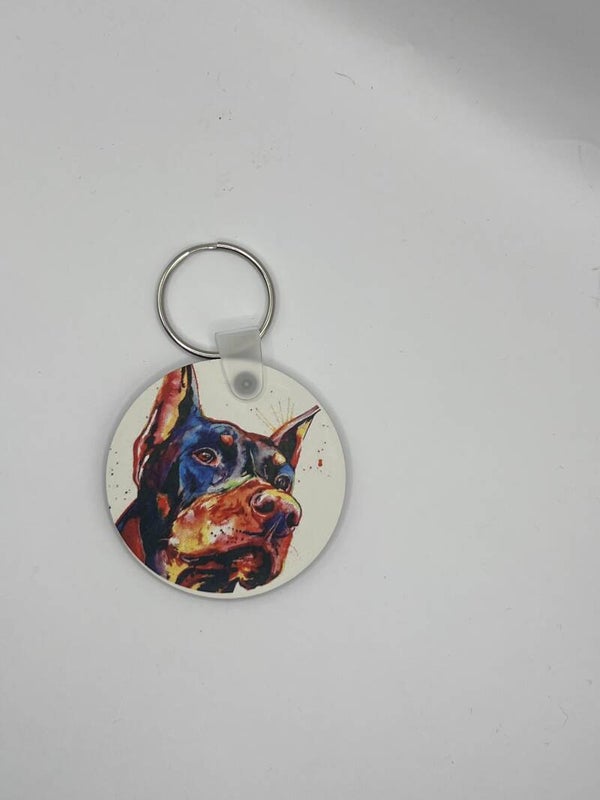 porte clé doberman