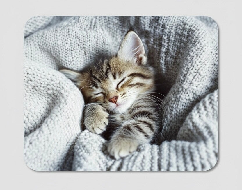 tapis de souris chaton