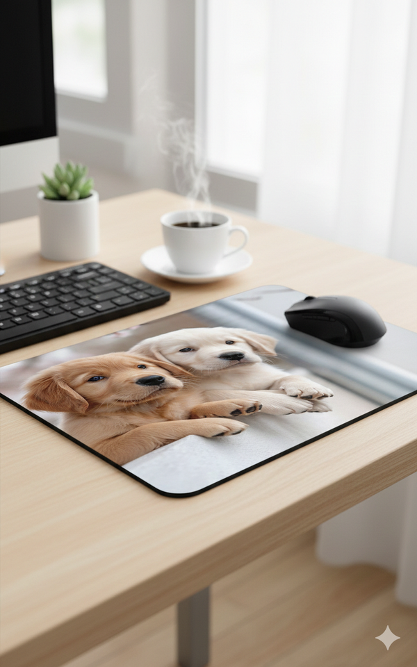 tapis de souris chiot