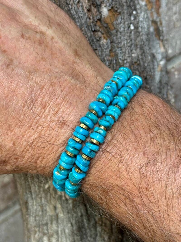 Nacozari Turquoise with Pyrite Gentlemen's Collection
