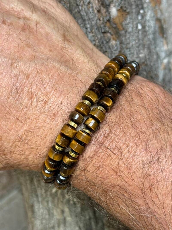 Golden Tiger Eye with Pyrite Gentleman's Collection