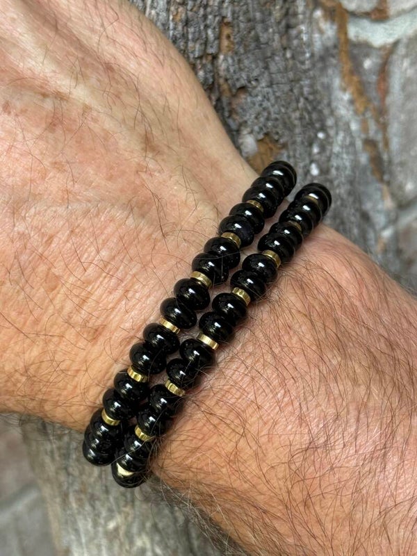Black Onyx with Pyrite Gentleman's Collection