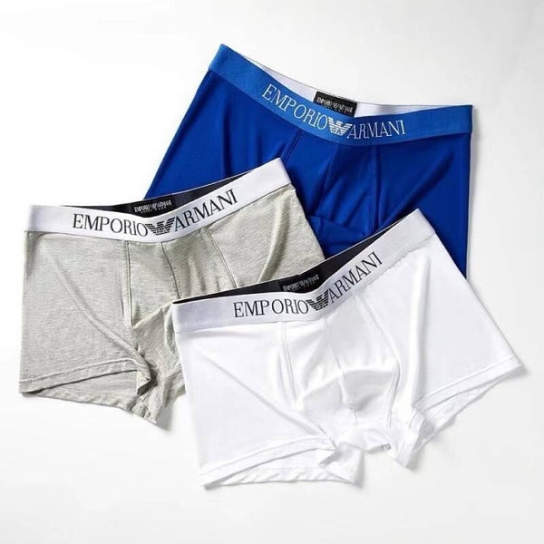 EMPORIO ARMANI STRETCH JERSEY BOXERS WITH LOGO BAND