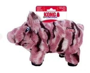 Kong Low Stuff Stripes Pig Medium