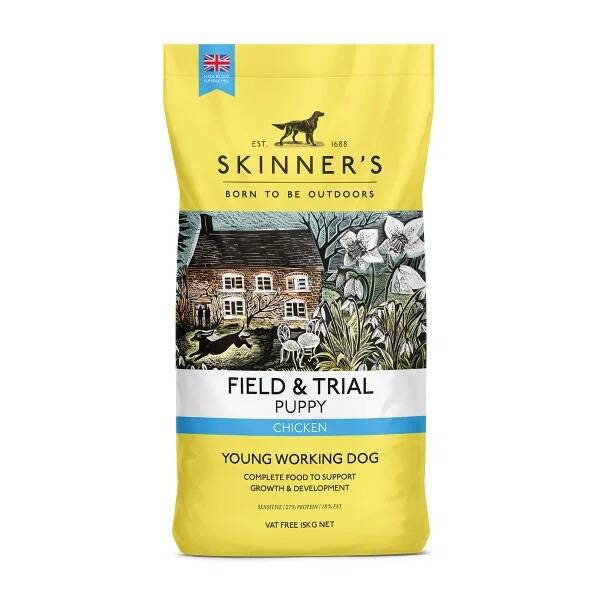 Skinners F&T Puppy Chicken 15kg