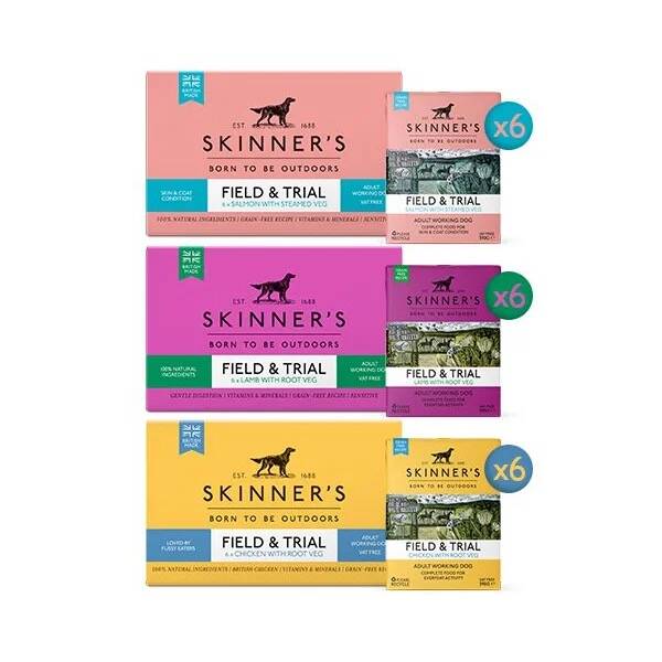Skinner F&T Adult Wet Dog Food 18 x 390g