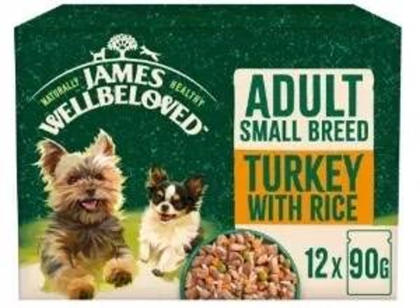 James Wellbeloved Small Dog 12x90G