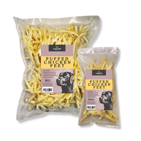 CM Natural Puffed Chicken Feet 100g