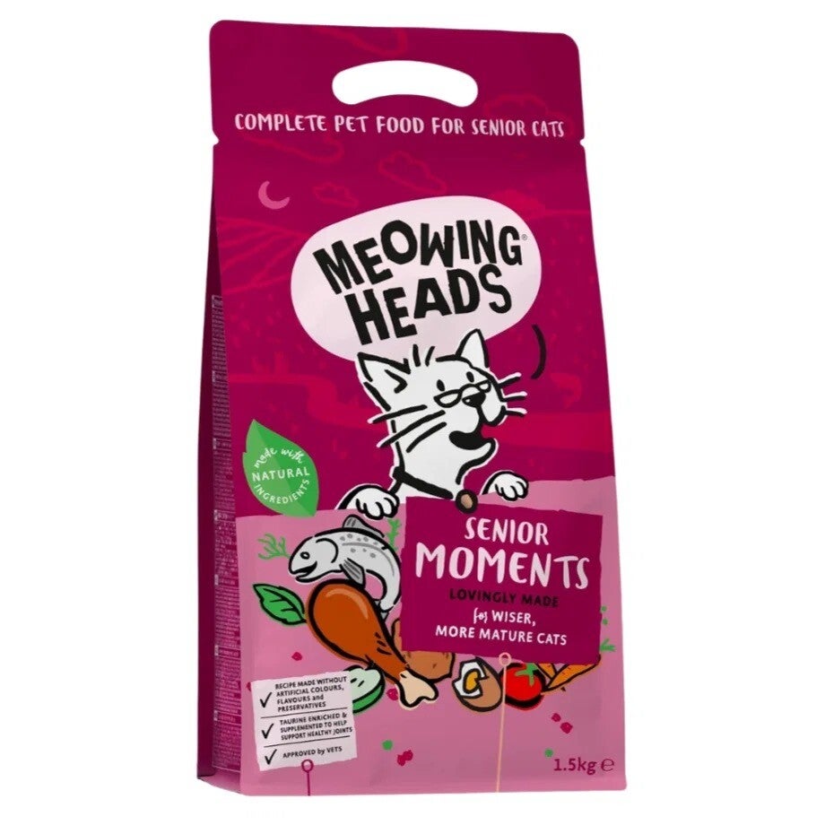 Meowing Heads Senior Moments 1.5kg CAT