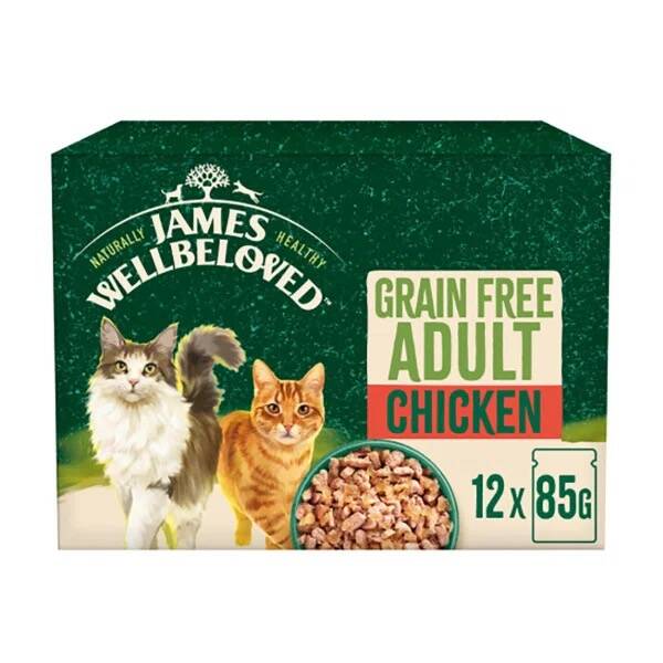 James Wellbeloved Grain Free Adult CAT 12 x 85g