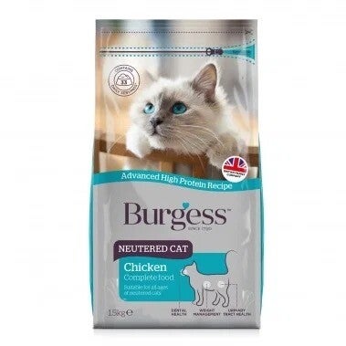 Burgess Adult Neutered Cat 1.5kg