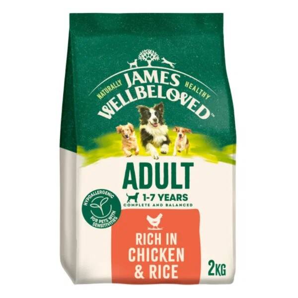 James Wellbeloved Adult Chicken & Rice 2kg